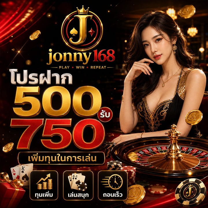 โปรฝาก 500 รับ 750 เพิ่มทุนในการเล่น